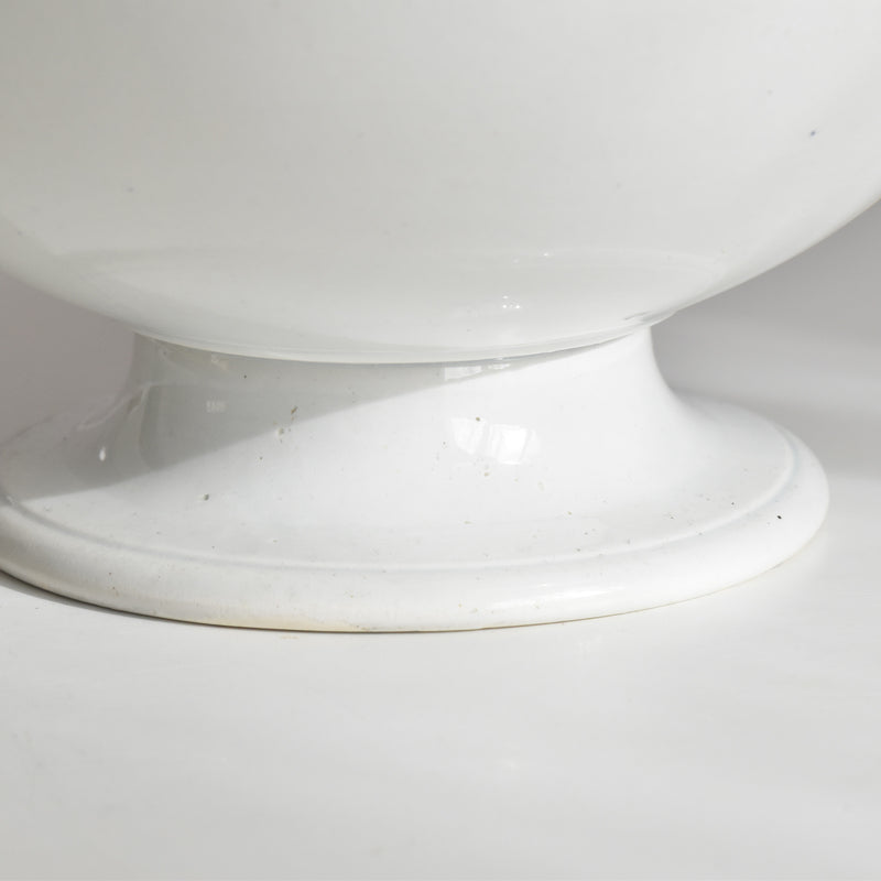 Antique Soup Tureen (no lid) LM&Cie Creil-Montereau White B
