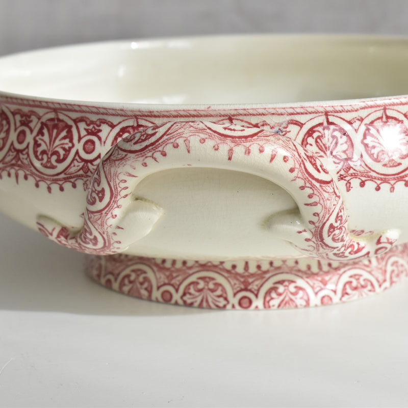 Antique Soup Tureen/Vegetable Dish - JULES VIEILLARD Bordeaux Byzantin