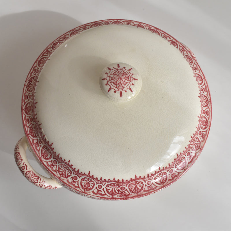 Antique Soup Tureen/Vegetable Dish - JULES VIEILLARD Bordeaux Byzantin