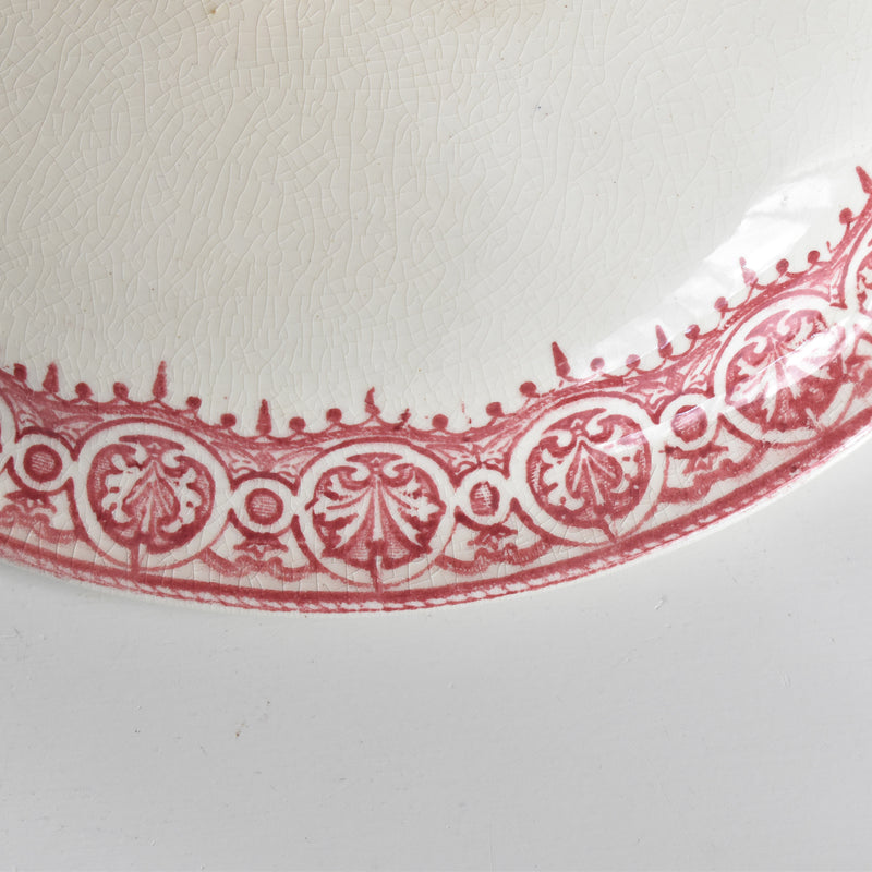 Antique Soup Tureen/Vegetable Dish - JULES VIEILLARD Bordeaux Byzantin