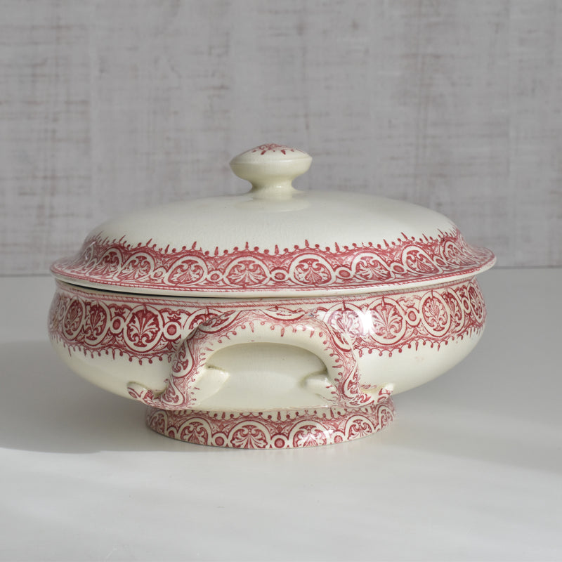 Antique Soup Tureen/Vegetable Dish - JULES VIEILLARD Bordeaux Byzantin
