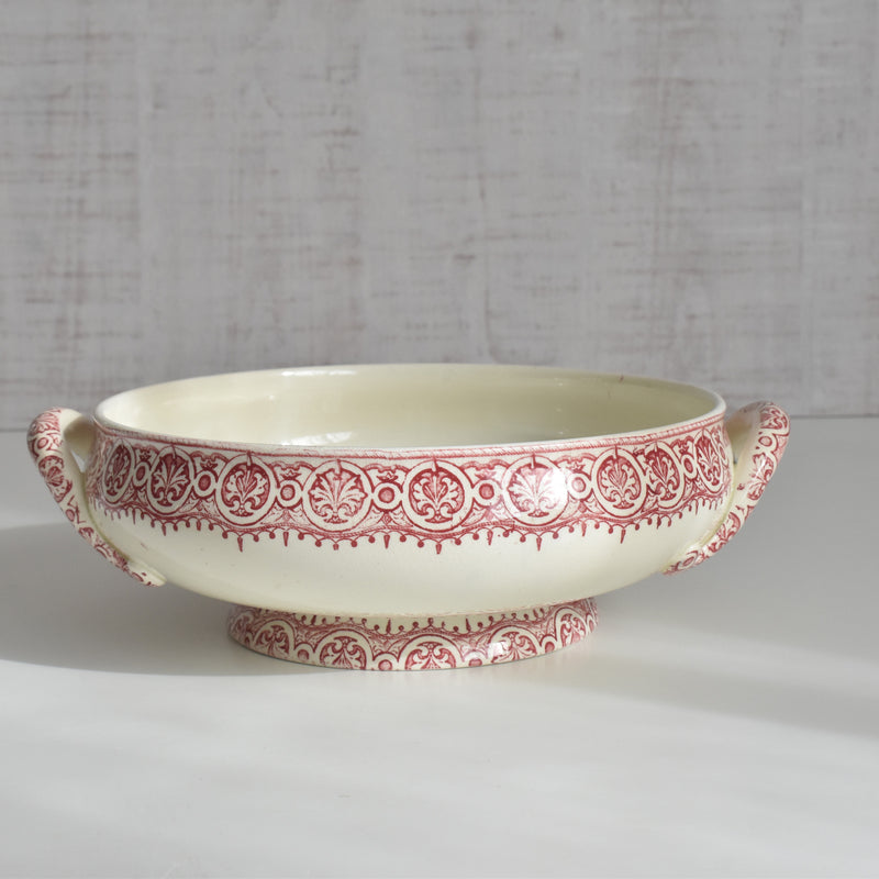 Antique Soup Tureen/Vegetable Dish - JULES VIEILLARD Bordeaux Byzantin