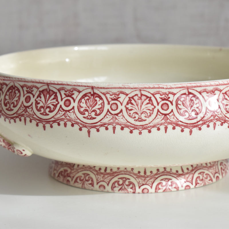 Antique Soup Tureen/Vegetable Dish - JULES VIEILLARD Bordeaux Byzantin