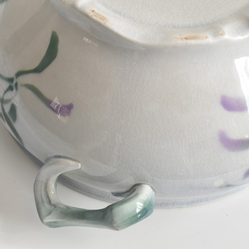 Antique Tureen Luneville GUI (Mistletoe) LACHENAL