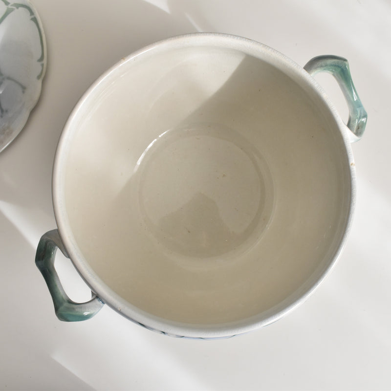 Antique Tureen Luneville GUI (Mistletoe) LACHENAL