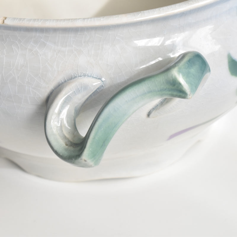 Antique Tureen Luneville GUI (Mistletoe) LACHENAL