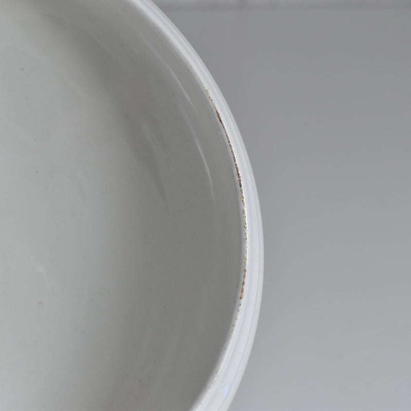 Antique Soup Tureen (no lid) Luneville White