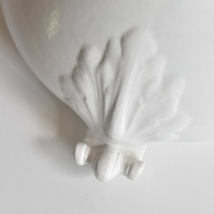 アンティークスーピエール（蓋なし）リュネヴィル ホワイト