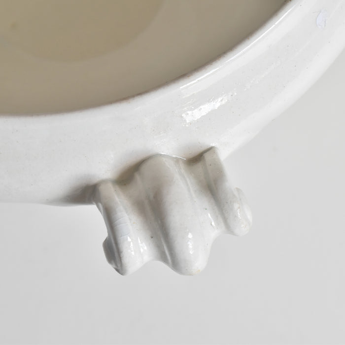 アンティークスーピエール（蓋なし）リュネヴィル ホワイト