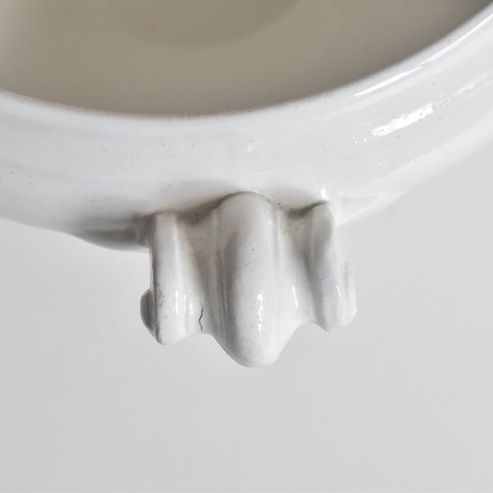 アンティークスーピエール（蓋なし）リュネヴィル ホワイト