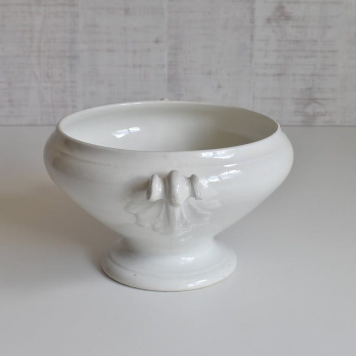 アンティークスーピエール（蓋なし）リュネヴィル ホワイト