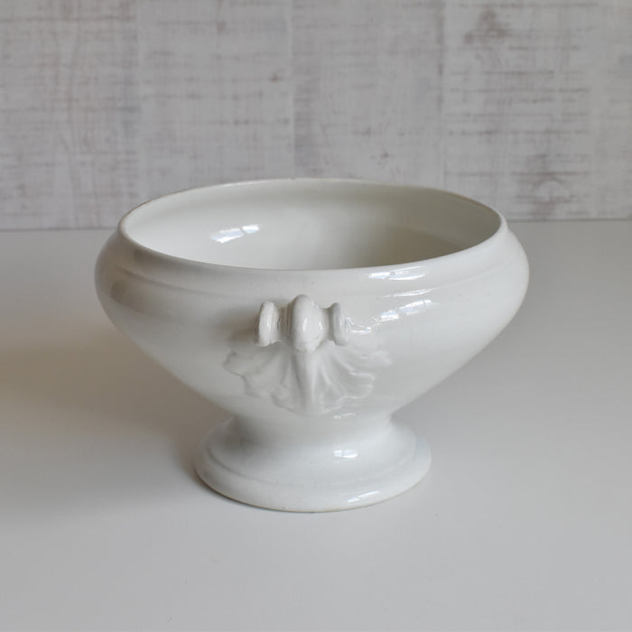 アンティークスーピエール（蓋なし）リュネヴィル ホワイト