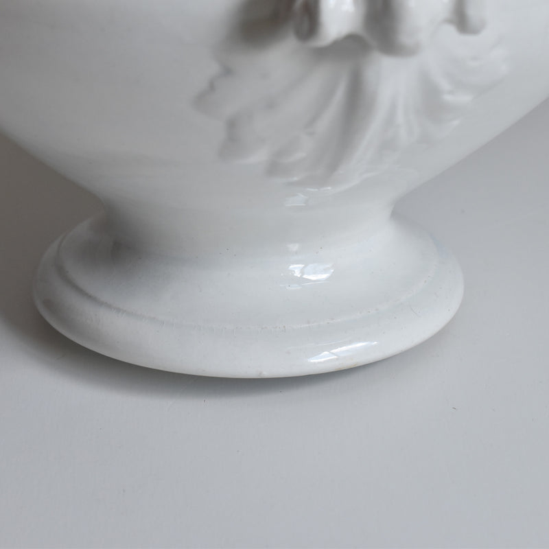Antique Soup Tureen (no lid) Luneville White
