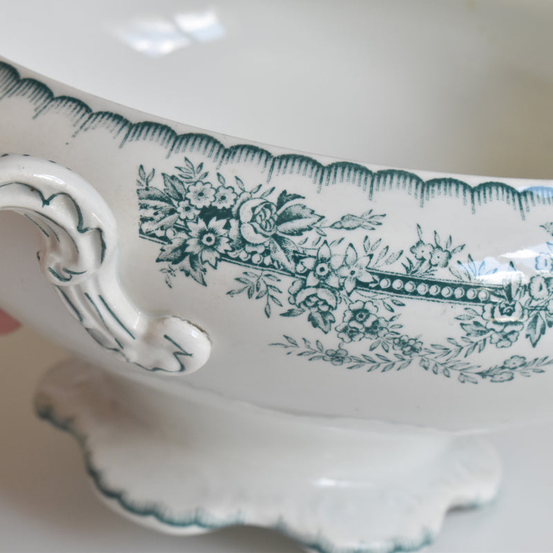 Antique Soup Tureen (lid missing) Honon Coppelia