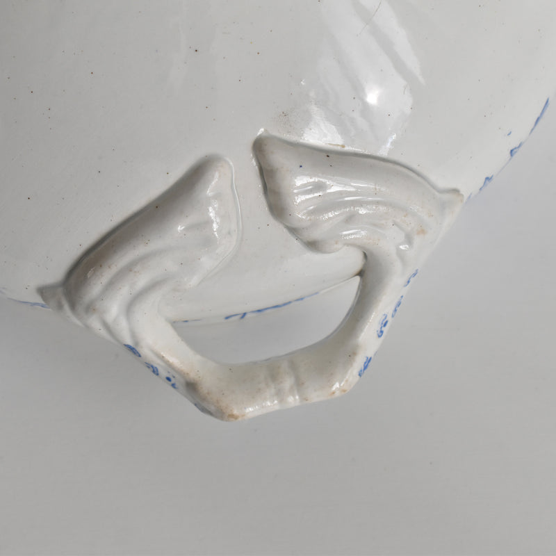 Antique soup tureen, Saint-Amand Anémone