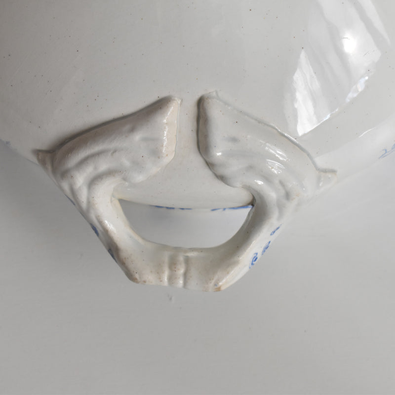 Antique soup tureen, Saint-Amand Anémone