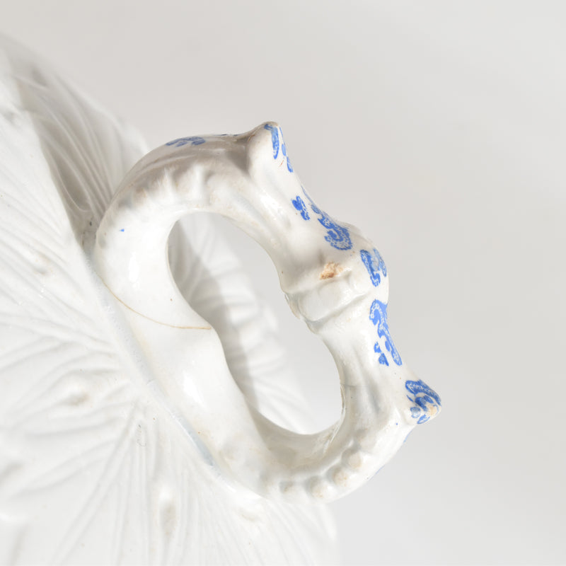 Antique soup tureen, Saint-Amand Anémone