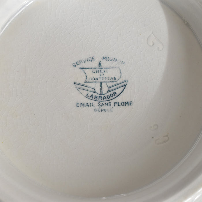 アンティーク脚付きプレート クレイユモントロー Mignon（ミニョン）