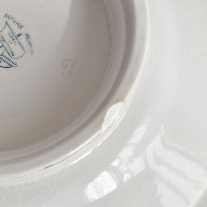 アンティーク脚付きプレート クレイユモントロー Mignon（ミニョン）