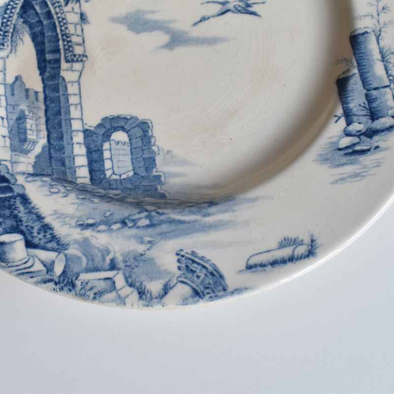 Antique Standed Plate Ruines