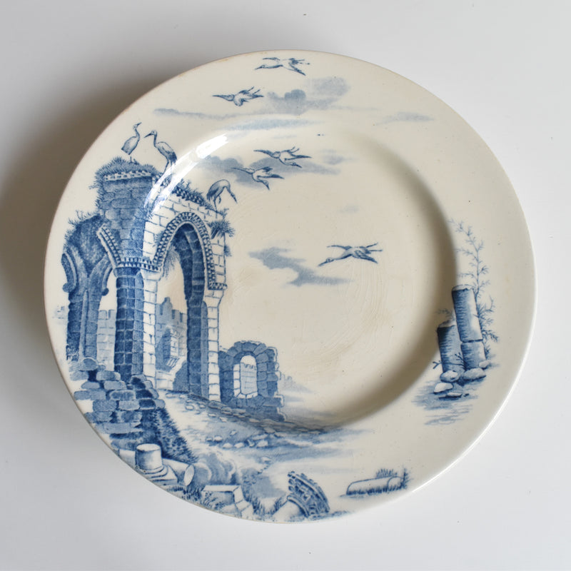 Antique Standed Plate Ruines