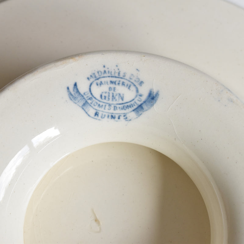 Antique Standed Plate Ruines