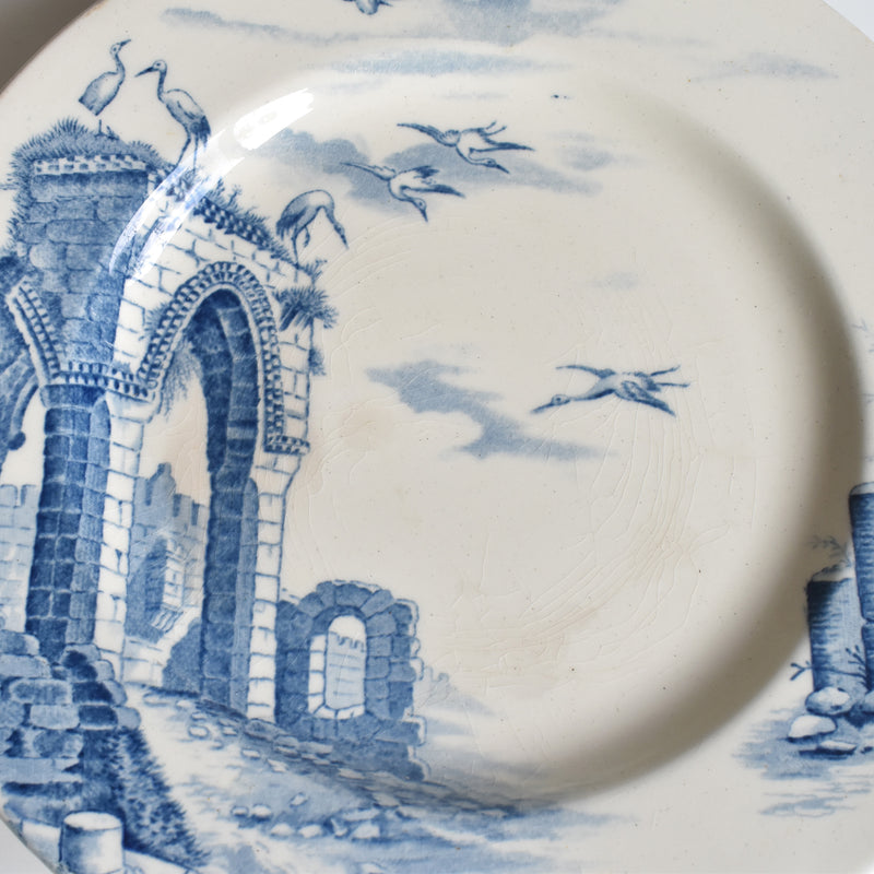 Antique Standed Plate Ruines