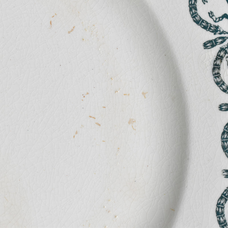 Antique Pedestal Plate Salan