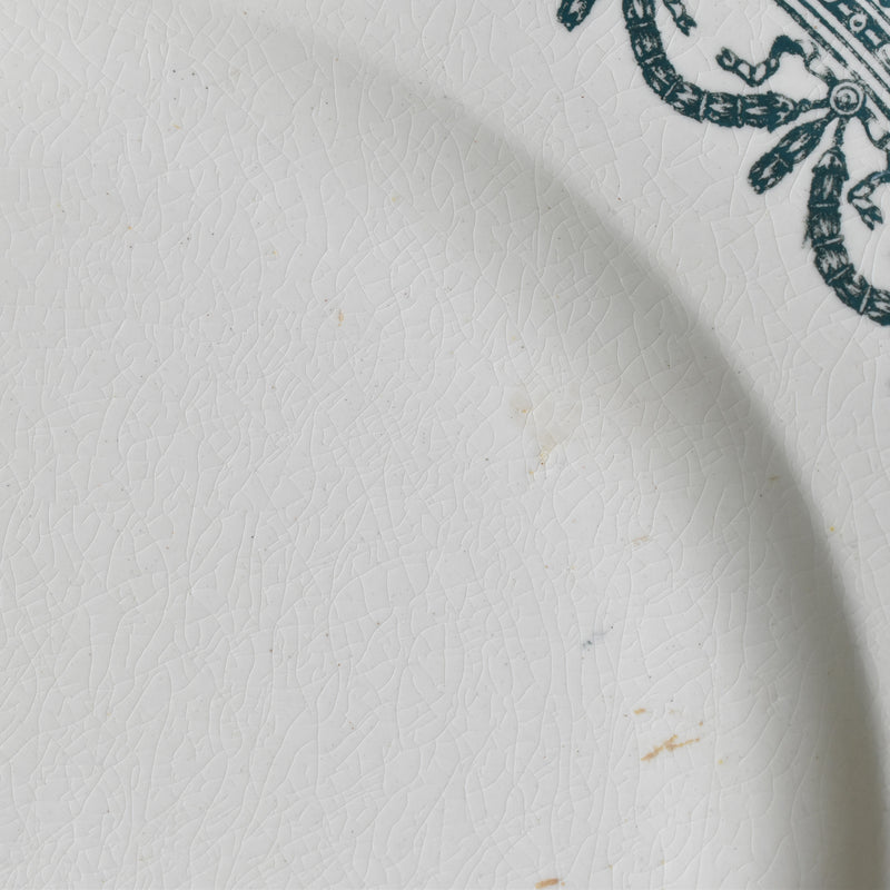 Antique Pedestal Plate Salan