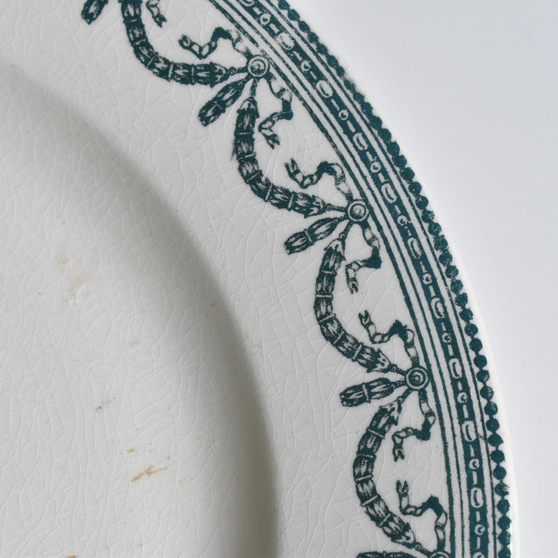 Antique Pedestal Plate Salan