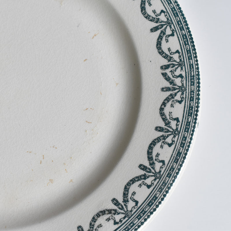 Antique Pedestal Plate Salan