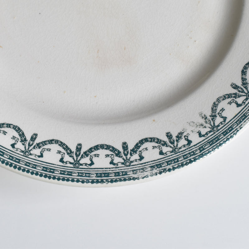 Antique Pedestal Plate Salan