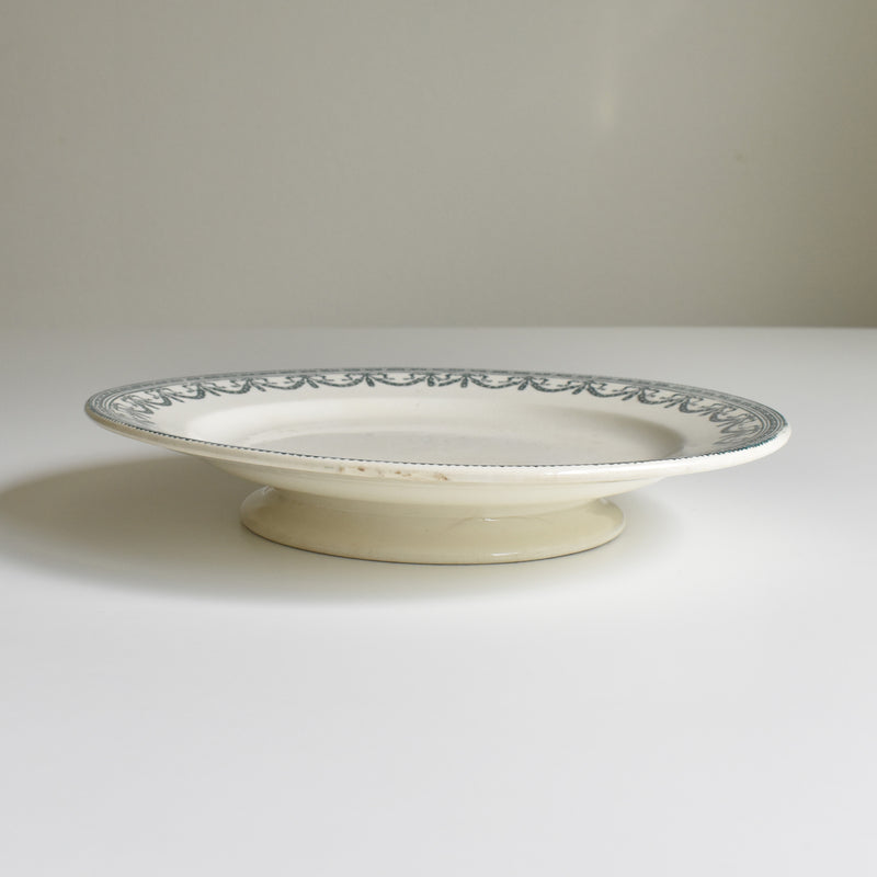 Antique Pedestal Plate Salan