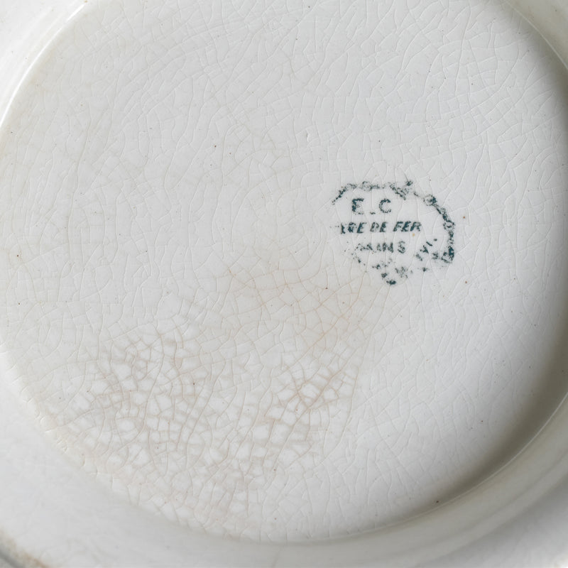 Antique Pedestal Plate Salan