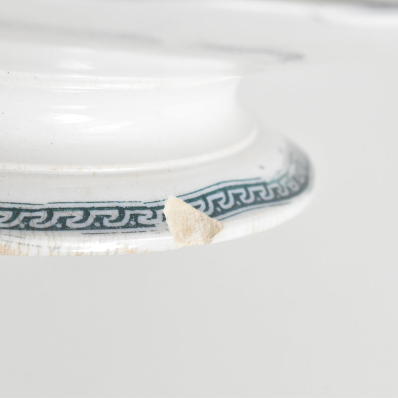 Antique Footed Plate Wedgewood La France