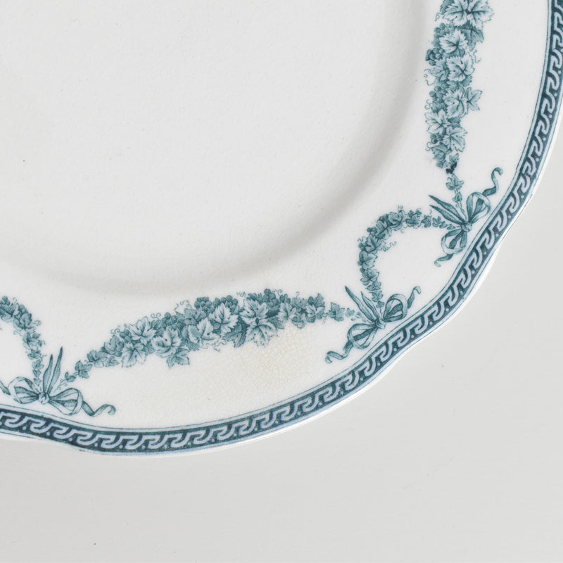 Antique Footed Plate Wedgewood La France