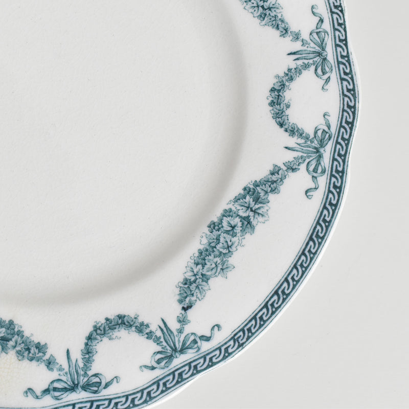 Antique Footed Plate Wedgewood La France