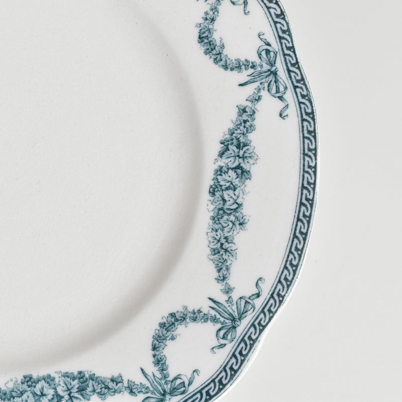 Antique Footed Plate Wedgewood La France