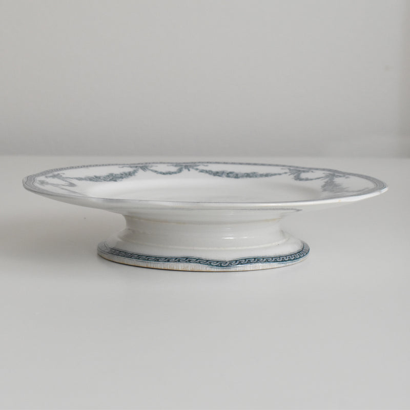 Antique Footed Plate Wedgewood La France