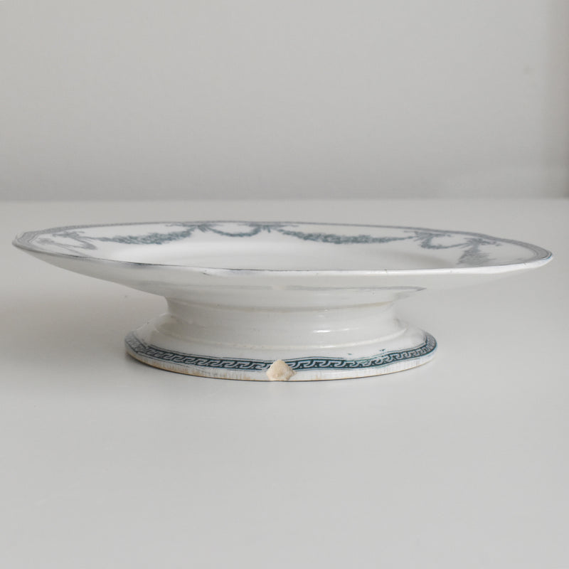 Antique Footed Plate Wedgewood La France
