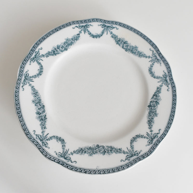 Antique Footed Plate Wedgewood La France
