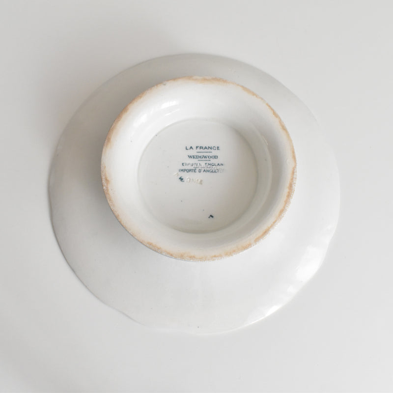 Antique Footed Plate Wedgewood La France