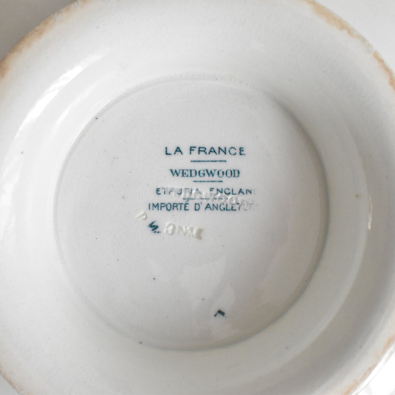 Antique Footed Plate Wedgewood La France