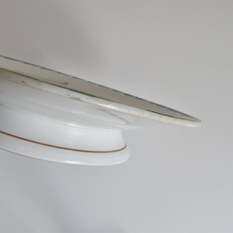 ヴィンテージ脚付きプレート サンタマン