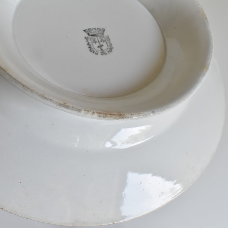 ヴィンテージ脚付きプレート サンタマン