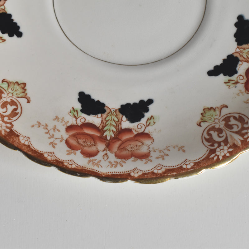 アンティークケーキプレート イギリス窯 （スタンレー・チャールズ・アミソン）