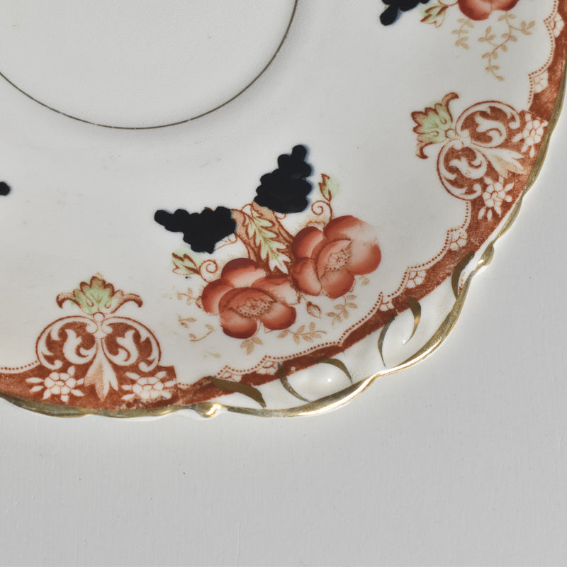 アンティークケーキプレート イギリス窯 （スタンレー・チャールズ・アミソン）