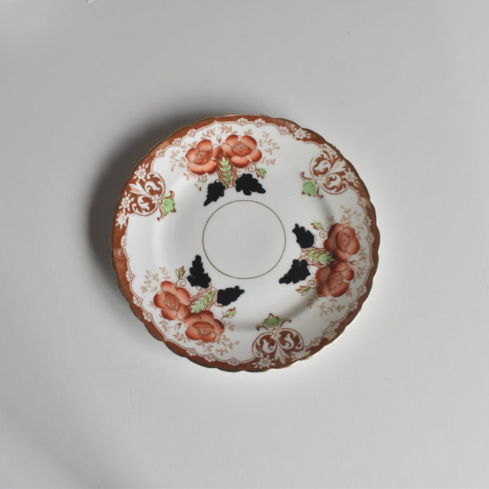 アンティークカップ＆ソーサートリオ イギリス窯 （スタンレー・チャールズ・アミソン）A