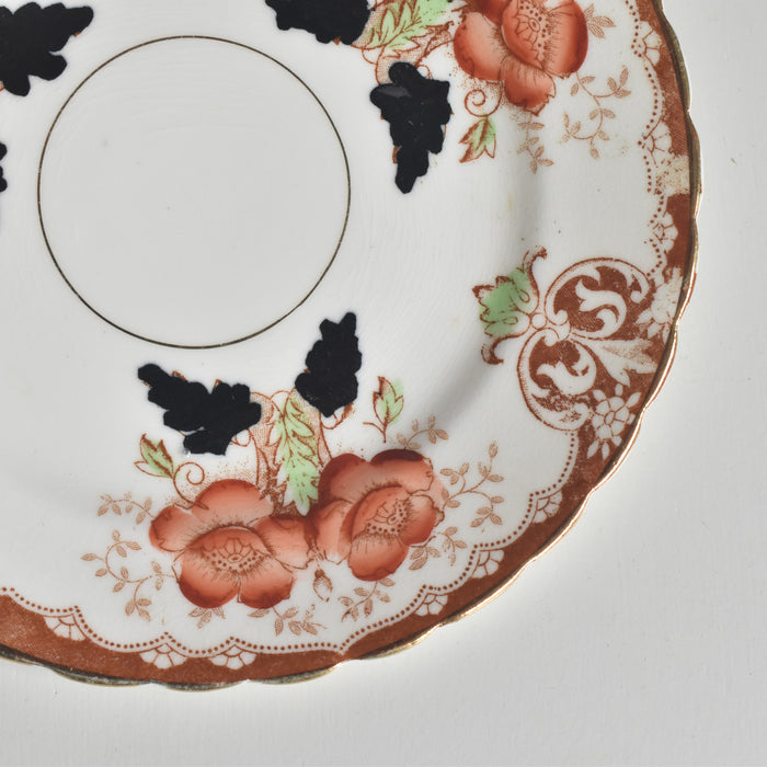 アンティークカップ＆ソーサートリオ イギリス窯 （スタンレー・チャールズ・アミソン）A