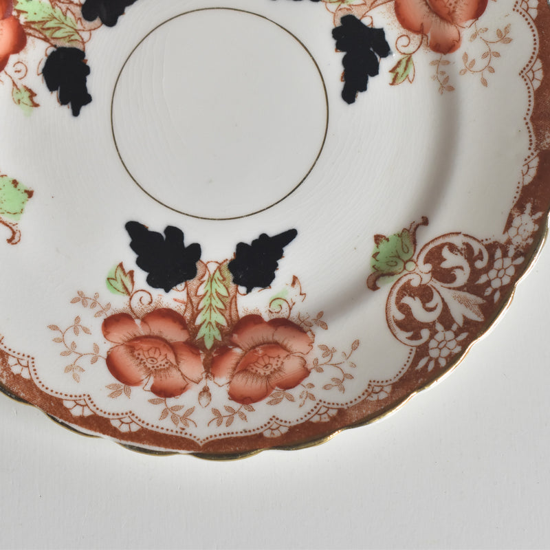 Antique Cup & Saucer Trio - English Pottery (Stanley Charles Amison) A